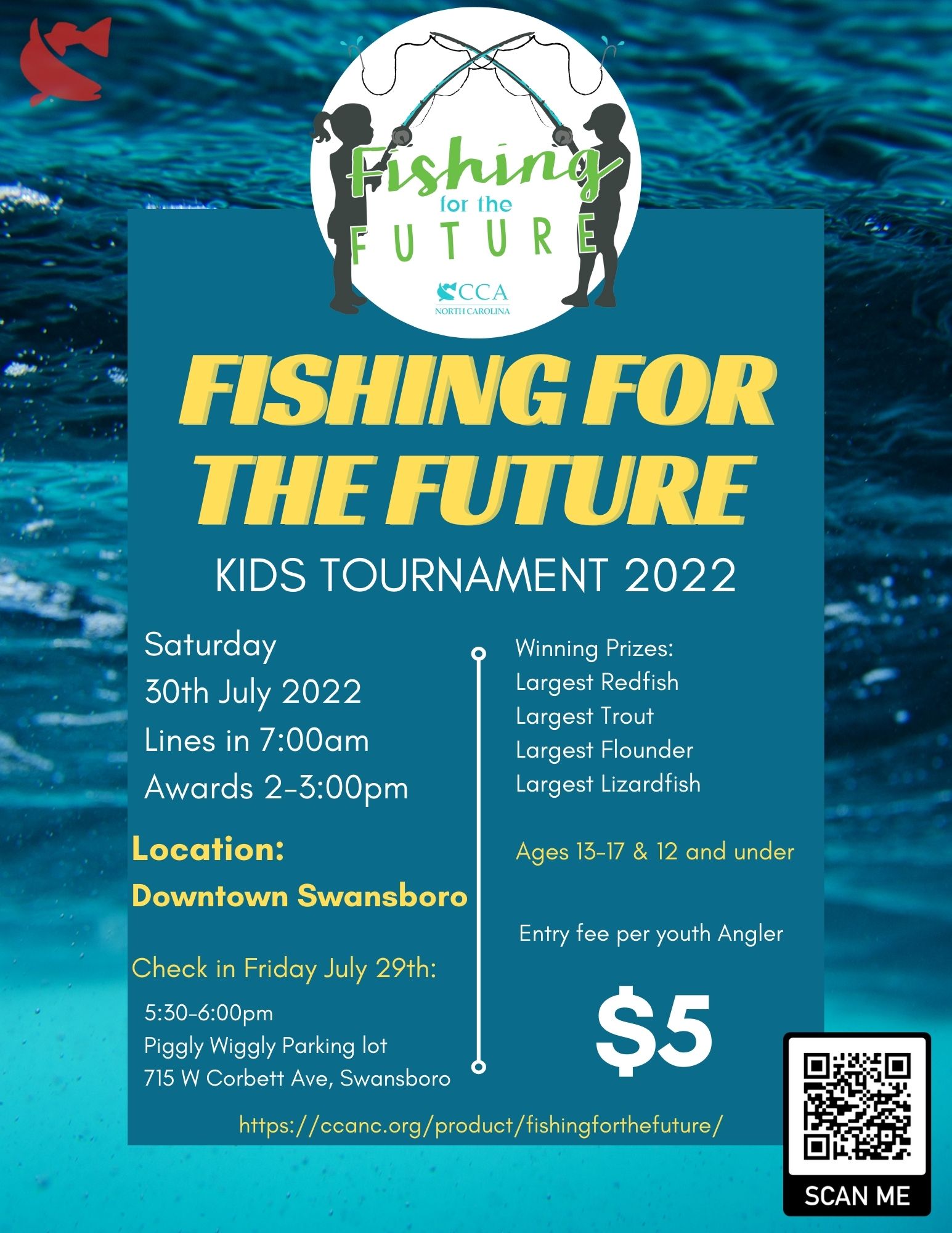 Kids Fishing For the Future Tournament CCA North Carolina