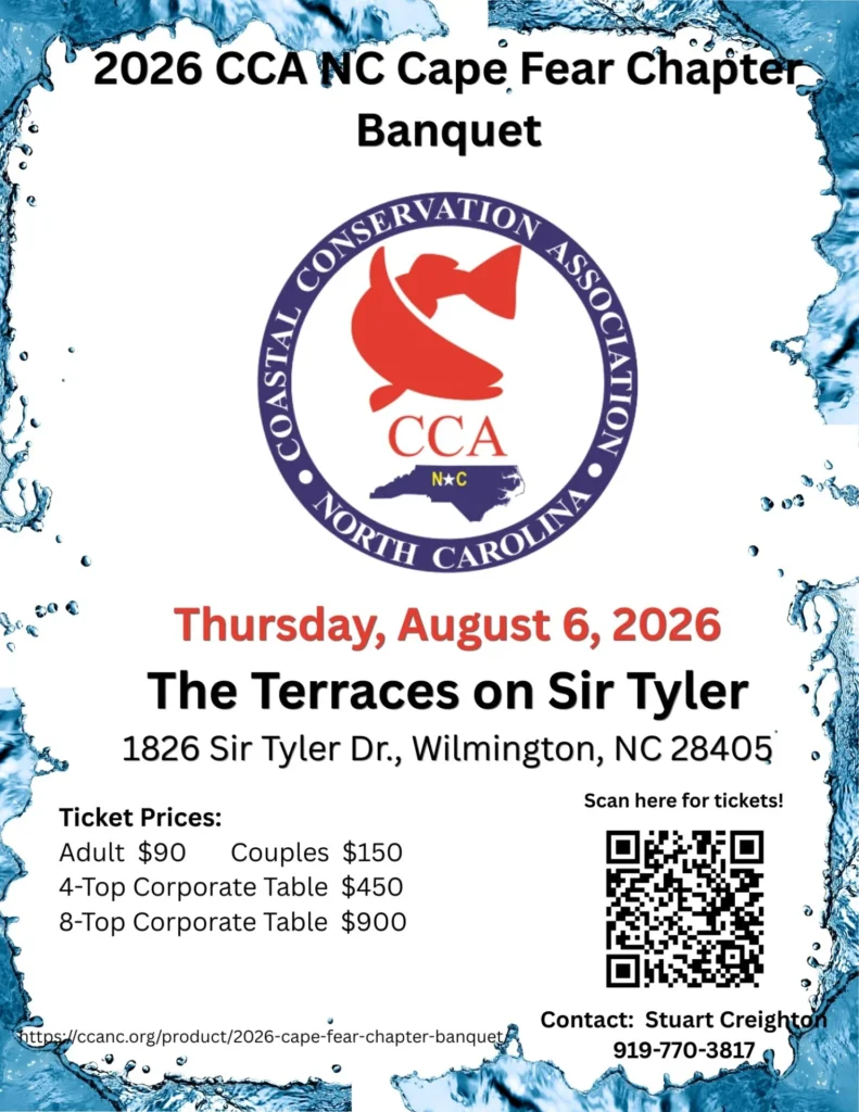 2026 Cape Fear Banquet Flyer